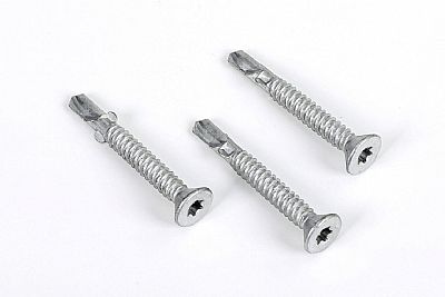 Flat head self drilling screw